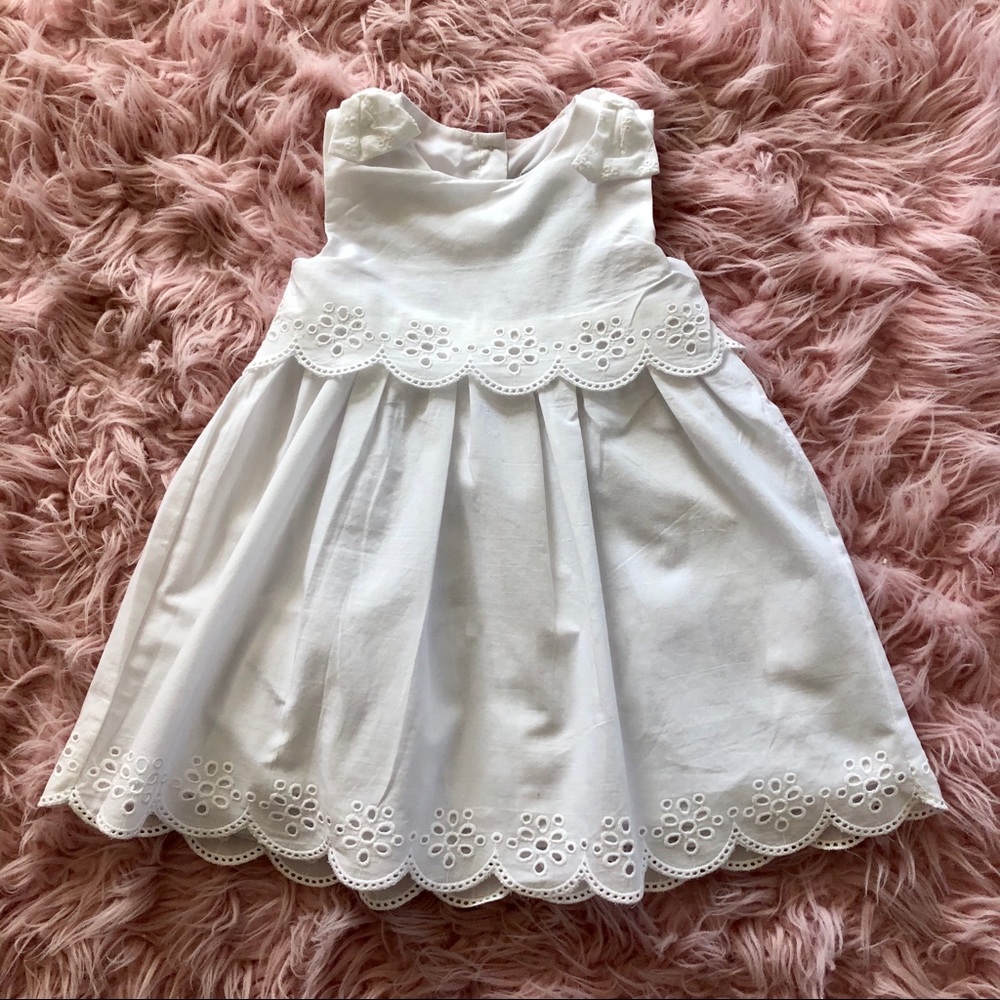 Beautiful white Tahari Baby Dress